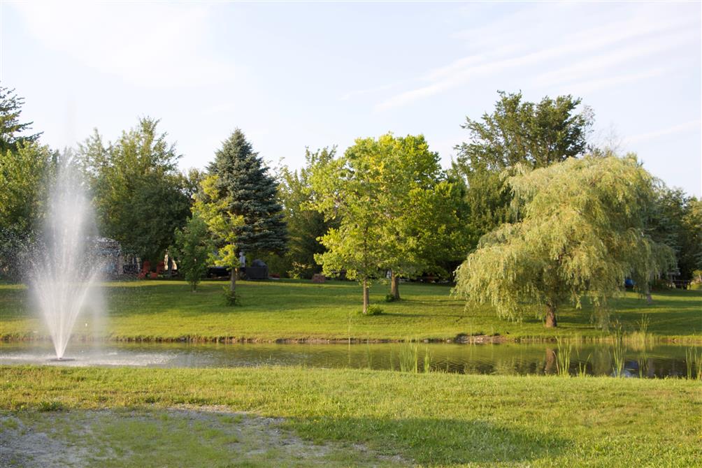 Étang à l'accueil (&copy;Mélanie Morin)