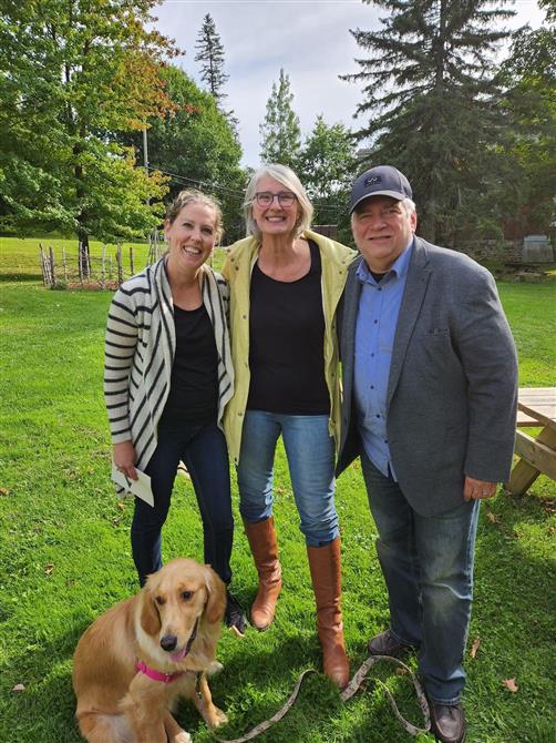 LP with Gilles & Pat (&copy;Three Pines Tours)