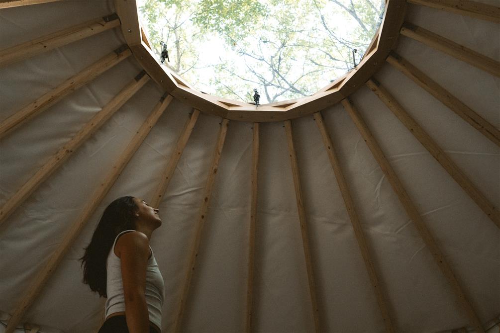 Yourte prêt-à-camper Estrie Mont Ham (&copy;Coconutlulaby)