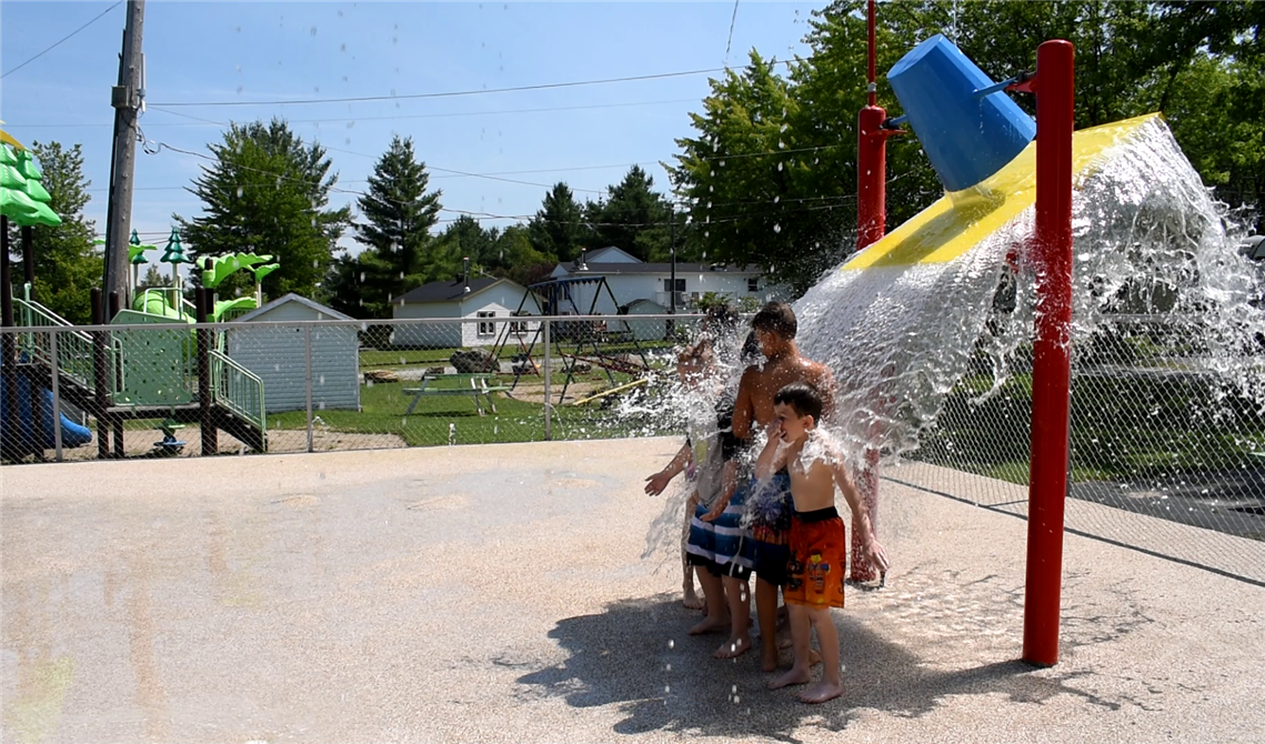 Jeux d'eau  (&copy;Camping Melbourne Estrie)